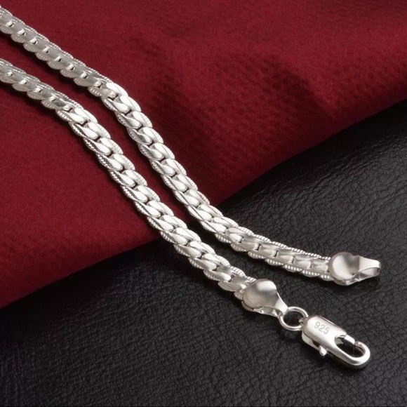 NEW 20” 925 STERLING SILVER SNAKE CHAIN NECKLACE - Picture 4 of 9